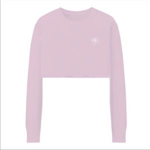 Ariana Grande Break Up With Your Girlfriend I’m Bored Cropped Crewneck